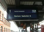 Am 09.20.2011 war Stadler GTW auf der S-Bahnlinie S3 nach Rostock Seehafen-Nord unterwegs. Hier einmal bei der Einfahrt in Rostock Hbf
09.02.2011