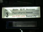 Die Hanse-Express-Züge treffen sich zweistündlich in Rostock Hbf. Öfters kommt es vor, dass einer der Züge Verspätung hat und auf Anschluss  gewartet werden muss. 
 Historisch  sind mittlerweile auch die  Klapper -Anzeigetafeln. Die werden durch daneben hängende DIGITAL-Anzeigen ersetzt.
27.11.2008
