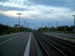 EVB mit einem Containerzug aus Richtung Uelzen.