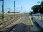 50 3682-7 kam aus dem Bw Wittenberge.
Standpunkt Bahnsteig Wittenberge.