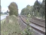 Nach einer Odyssee von Viersen nach Kln und weiter ber Aachen nach Morsenet, Mnchengladbach, Krefeld und Neuss fhrt 01 118 mit ihrem Zug ber die Erftbahn von Kapellen nach Grevenbroich.
