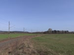 Am 02.04.16 fuhr der Frühlingsexpress von Dresden nach Cheb und zurück. Es fuhren 01 0509-8 und 01 519 hier zu sehen bei Vojtanov/Tschechien.