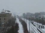 Der Schnee scheint sich mit dem Dampf der BR 01 1533 zu vermengen, als der D-Zug am 18.02.2009 in Dresden-Industriegelnde vorbeirauscht :)  (Schnellzugdampf Dresden-Zittau)
