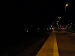 35 1097-1 war am 10.12.11 mit dem SEM Sonderzug nach Schwarzenberg/Erzgeb.Hier am abend bei der Ausfahrt in Schwarzenberh nach Chemnitz.