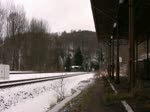 18.12.2011, 35 1097 aus Glauchau und 52 8154 aus Leipzig in Annaberg und Cranzahl. Beide Züge waren wegen der Bergparade in Annaberg. In Cranzahl wurde Kopf gemacht.  
