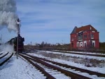 41 096 mit einem Gterzug beim Bw Fest in Stafurt am 23.03.13