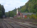 41 1144-9 mit dem Sormitztal-Express zu sehen am 05.10.14 bei der Einfahrt in Bad Lobenstein.