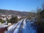 41 1144-9 zu sehen mit dem Rodelblitz am 07.02.15 bei der in Gräfenroda.