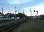 41 1144-9 bringt ihren Sonderzug aus Meiningen erstmal zurck nach Eisenach, um ihn dort, zur Weiterfahrt, spter an E18 047 zu bergeben. Aufgenommen am 05.09.2009.