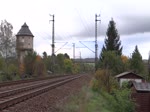 41 1144-9 mit dem Feengrotten-Express am 22.10.16 in der Ausfahrt Saalfeld zurück nach Eisenach.