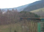 BR 50 36 48 unterwegs auf dem Markersbacher viadukt in richtung schlettau 7.4.07