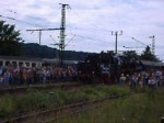 50 3655 bei der Ausfahrt aus Altenbeken mit ihrem SDZ nach Bad-Driburg.(01.07.07)