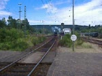 50 3655 bei der Einfahrt nach Altenbeken mit ihrem SDZ asu Bad-Driburg.(01.07.07)