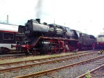 09.08.2009: 50 3552 verlsst das Museums Bw Siegen mit einem kurzen Personenzug. ( Museumstag )ffentliches Gelnde!!
