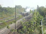 Baureihe 52 8177 furh ebenfalls mit einem Sonderzug von Lichtenberg ber Hohenschnhausen und Pankow nmach Lichtenberg am S-Bahnhof Wartenberg vorbei...
03.10.2010
