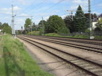 Einfahrt von 65 1049 in den Bahnhof Neumark(Sachs.).