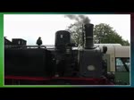 Historischer Zug mit den Lok’s 91 134 und 112 703 beim Bahnhofsfest in Putbus zwischen Bergen auf Rügen und Lauterbach Mole im Einsatz.