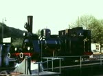 Der Museumszug des Eisenbahnmuseums Bochum-Dahlhausen pendelt im Mai 1976 mit Walsum 5 und preußischen Abteilwagen zwischen Bergneustadt und Dieringhausen. Hier fährt der durch Derschlag. (Neu digitalisierte Version. Die bisherige Fssung wurde 1158 mal abgerufen.)