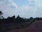 Am 24.07.14 gab es eine Überführung der Dampflok 75 501 von Schwarzenberg nach Neuenmarkt-Wirsberg. Hier die Fuhre mit 112 565 an der Schöpsdrehe bei Plauen/V.