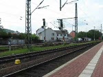 Die Adam 11  Christina  mit ein paar Flachwagen wahrscheinlich aus Meiningen kommend durch Eisenach.
