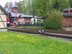112 565-7 und 118 770-7 auf dem Bahnhofsfest in Putbus am 12.05.2013   