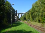 112 565-7 der Press Überführte am 17.09.14 einen Triebwagen (845 001-7) von Hof nach Tschechien.