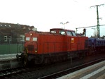 Ausfahrt einer 203 119 in Lehrte am 29. Mrz 2010.
