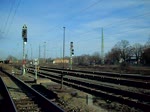 204 347&204 354 mit einem Holzzug aus Richtung Berlin.