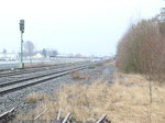 217 001 und 114 701 durchfahren Wiesau/Oderpfalz mit ein Messzug.