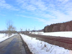 218 416 + 419 ziehen bei Geltendorf ein EC nach Mnchen. 28.02.09