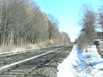 Zwei 218er ziehen bei Geltendorf ein EC nach Zrich. 28.02.09