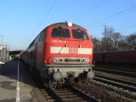 Die 218 151-9 als RE12 von Trier nach Kln Messe/Deutz in Kln West 30.12.08