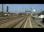 Aktueller Bahnbetrieb - Um nicht eine extra Lok fr ein IRE-Zugpaar in Ulm vorhalten zu mssen, werden zwei Zge zwischen Linadu und Stuttgart durchgehend mit der BR 218 bespannt. Um allerdings die Fahrzeiten fr den mit E-Traktion ausgelegten Fahrplan halten zu knnen braucht es eine zweite Lok. Amstetten, 05.03.2011.