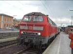 Die 218 403 am 03.05.2008 in Passau Hbf. (Sounderlebnis) 