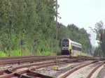 MRCE ER 20-010 mit einer NOB und Lichtgruß in Hemmingstedt den 24.08.2015