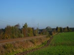 EVB 420 14 zu sehen am 28.10.14 an der Schöpsdrehe bei Plauen/V.