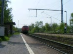 225er-Doppel als Tfzf von Bochum-Nord kommend, durchfhrt den Bahnhof Bochum-Nokia richtung Wanne.  03.05.08