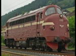 Optisch unscheinbar dafr akustisch unberhrbar: Nohab 1155 kam am 23.07.2010 Lz in Richtung Norden durch Ludwigsau-Friedlos.