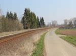 231 012 fuhr mit 155 110 (WFL) am 28.03.20 wieder einen Holzzug von Triptis nach Saalfeld und weiter nach Kaufering.