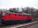 232 330 beim Starten des Motors am 25.03.13 in Marktredwitz.