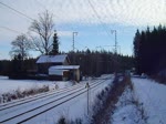 V 300 003 der SBW (232 684-1) zu sehen am 05.01.15 in Kornbach.