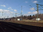 232 238-6 bei der Ausfahrt in Reichenbach/V. oberer Bahnhof am 19.03.11.