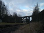 Umleiterzge im Vogtland! Heute am 29.12.11 mit 232 209 und 232 354 in Pirk Richtung Adorf/V.