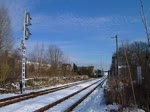 V 300 003 der SBW (232 684-1) zu sehen am 05.01.15 in Pöllwitz.