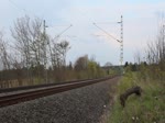 233 493-6 fuhr am 29.04.17 mit einem Bauzug durch Plauen/V. nach Schönberg/V.