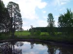 246 001 der Hvle ist am 20.05.14 mit einem Kesselzug in Pöllwitz zusehen.