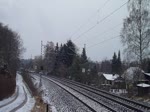 264 001 zu sehen mit einem Kesselzug am 16.01.16 in Plauen/V.