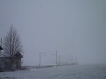 V490.2 der hvle fuhr am 24.01.14 mit einem Kesselzug durch das Vogtland.