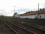 Eine Class 66 der HGK mit Kesselwagenzug in Fahrtrichtung Norden.