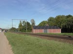 266 017 alias PB12 von Crossrail zieht ihren Güterzug durch s'Herenelderen Richtung Tongeren und weiter Aachen-West. Aufgenommen am 29/09/2018.